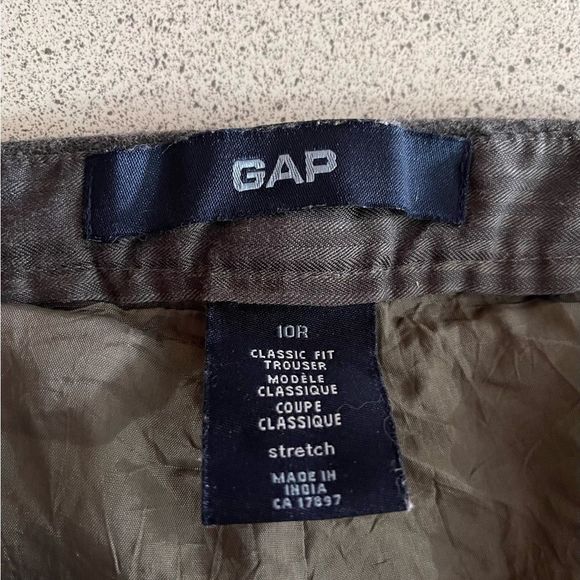 #30 GAP wool lined pants size 10R - Picture 10 of 14